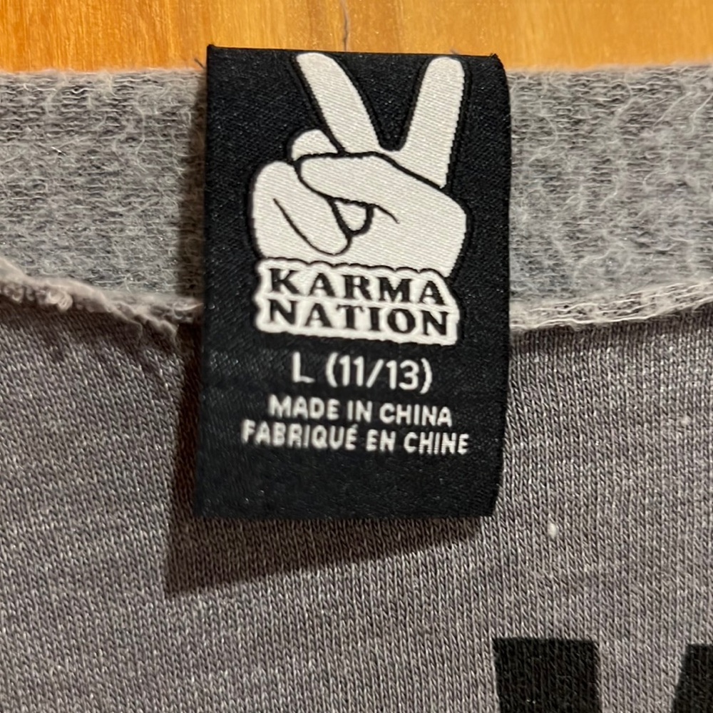 Yes Way Rose. Distressed sweatshirt. - Picture 3 of 4